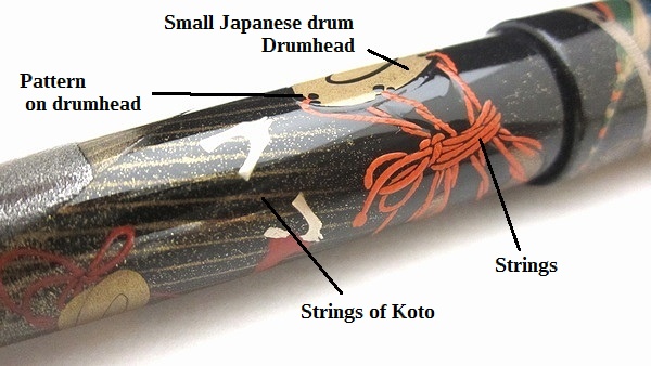 AGJ Maki-e Fountain Pen Mt. Fuji and Rising Dragon12