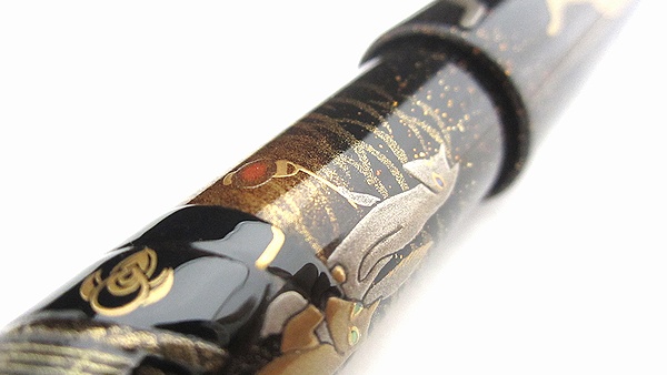 AGJ Maki-e Fountain Pen Fox wedding16