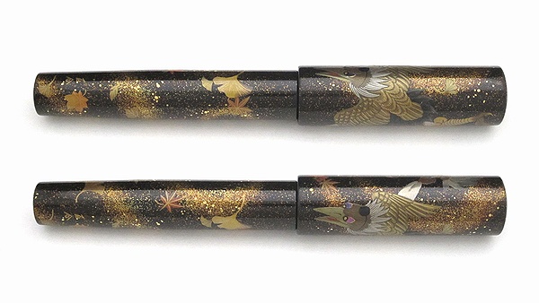 AGJ Maki-e Fountain Pen Karasu Tengu02