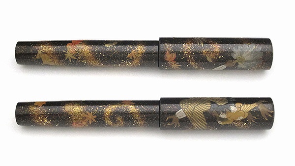 AGJ Maki-e Fountain Pen Karasu Tengu03