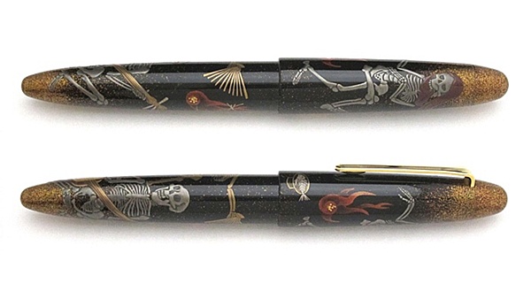 AGJ Maki-e Fountain Pen Party for Skeletons02