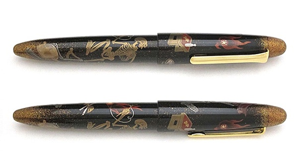 AGJ Maki-e Fountain Pen Party for Skeletons03