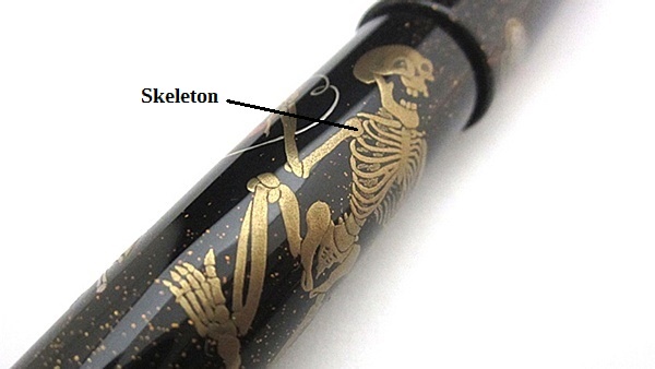 AGJ Maki-e Fountain Pen Party for Skeletons13