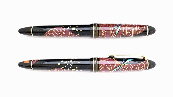 AGJ Maki-e Fountain Pen Dragonfly02