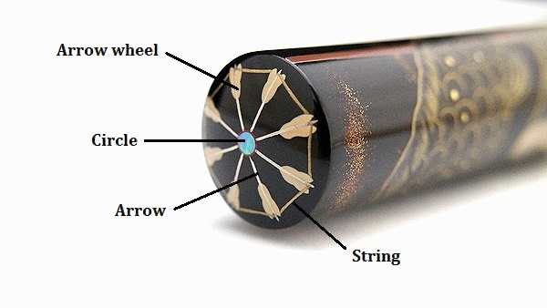 AGJ Maki-e Fountain Pen kabuto15