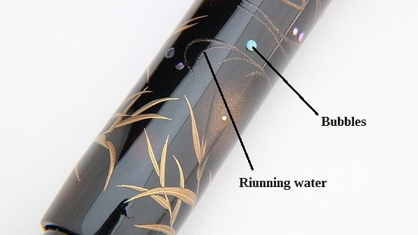 AGJ Maki-e Fountain Pen Firefly on Reed07