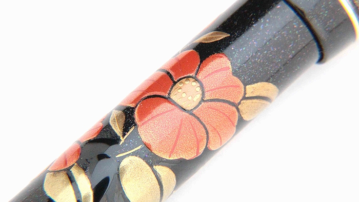 AGJ Maki-e Fountain Pen Camellia07