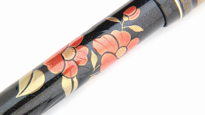 AGJ Maki-e Fountain Pen Camellia08