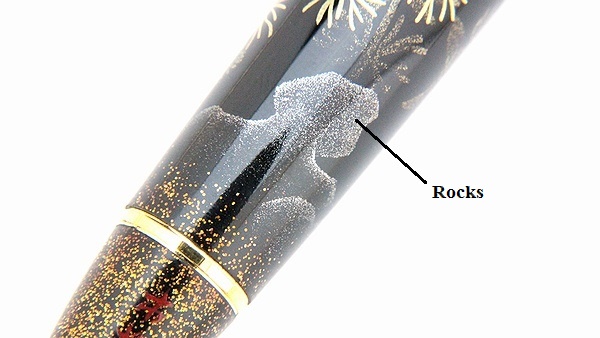 AGJ Maki-e Fountain Pen Goldfish and Fireworks13