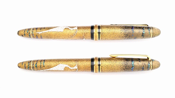 AGJ Maki-e Fountain Pen Heron02