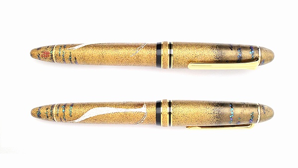 AGJ Maki-e Fountain Pen Heron03