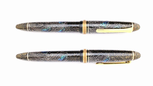 AGJ Maki-e Fountain Pen Peacock03