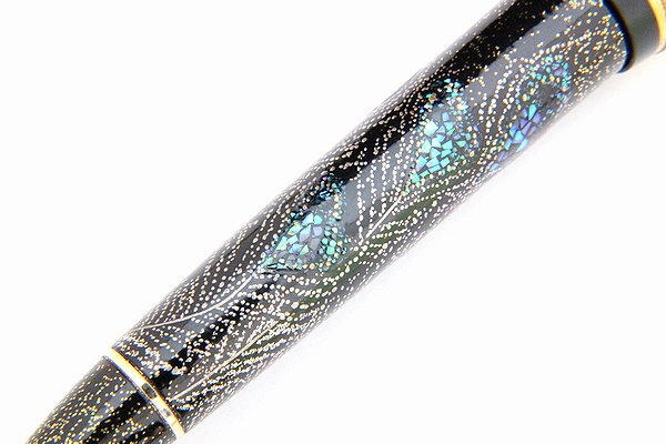 AGJ Maki-e Fountain Pen Peacock07