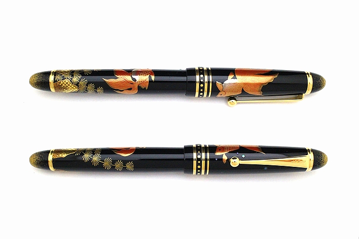 AGJ Maki-e Fountain Pen Goldfish02