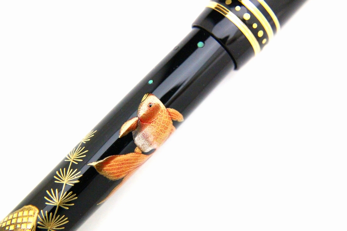 AGJ Maki-e Fountain Pen Goldfish07