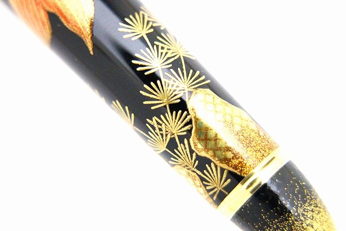 AGJ Maki-e Fountain Pen Goldfish09