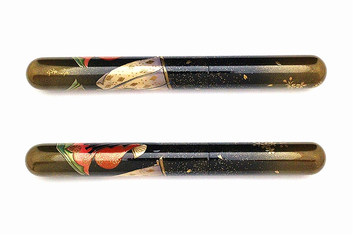 AGJ Maki-e Fountain Pen Heian Dynasty03