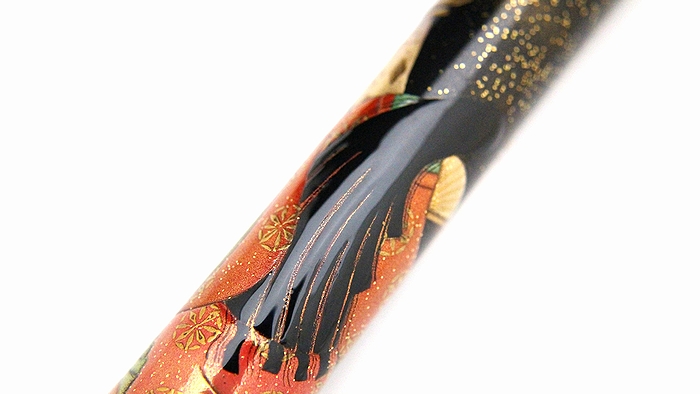 AGJ Maki-e Fountain Pen Heian Dynasty06