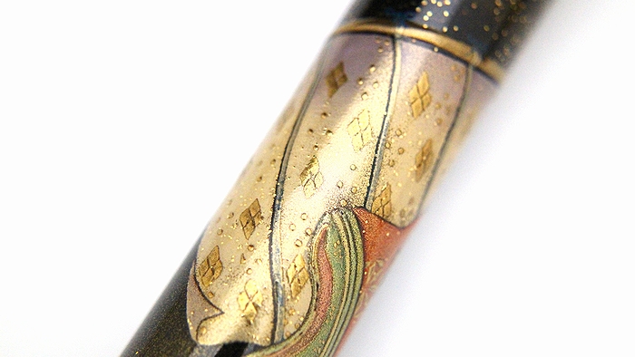 AGJ Maki-e Fountain Pen Heian Dynasty10