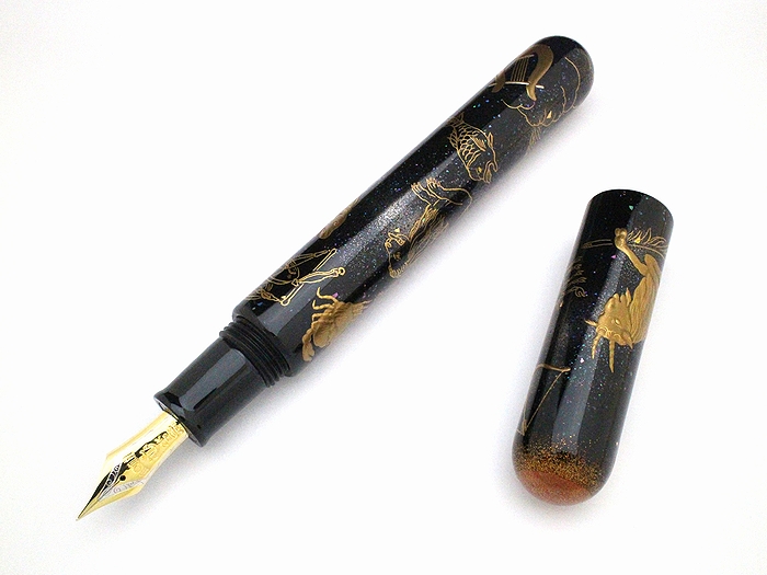 AGJ Maki-e Fountain Pen 12 Ecliptical Constellations01