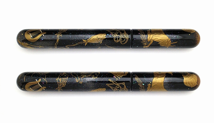 AGJ Maki-e Fountain Pen 12 Ecliptical Constellations02