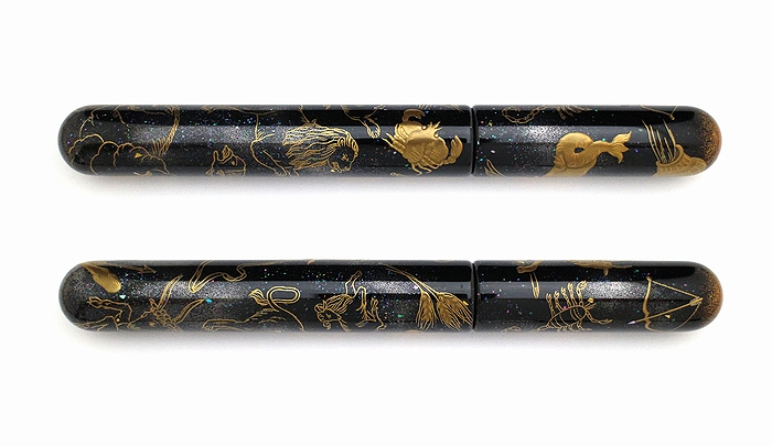 AGJ Maki-e Fountain Pen 12 Ecliptical Constellations03