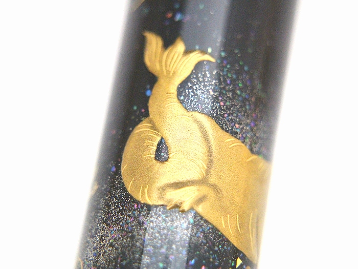 AGJ Maki-e Fountain Pen 12 Ecliptical Constellations05