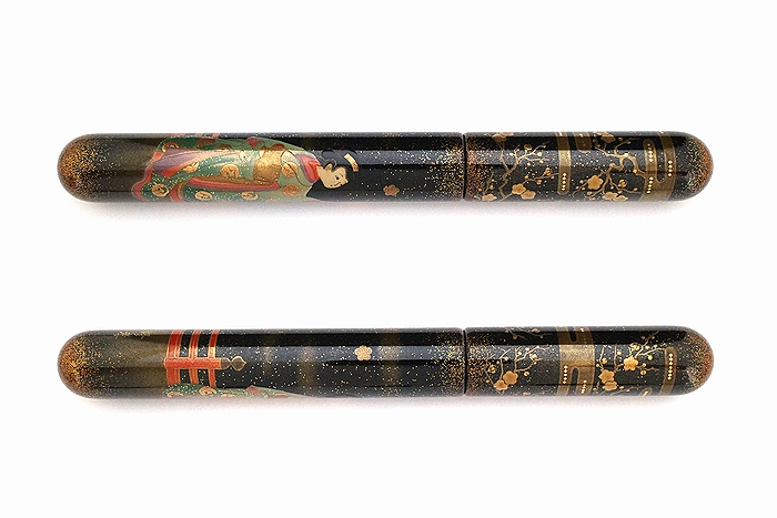 AGJ Maki-e Fountain Pen Night Ume02