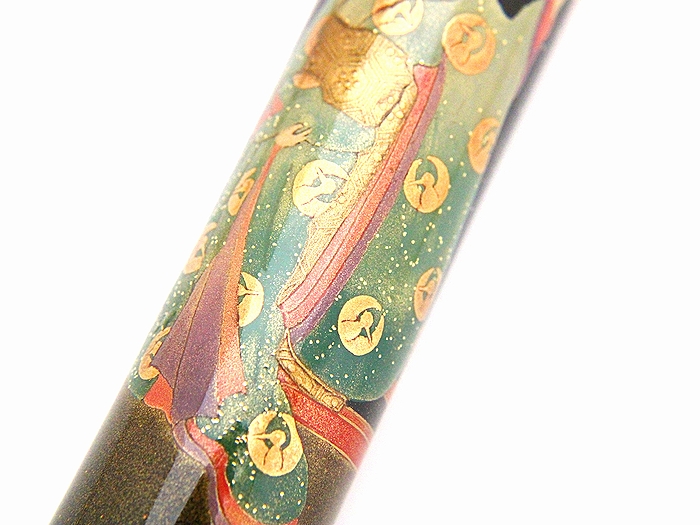 AGJ Maki-e Fountain Pen Night Ume08