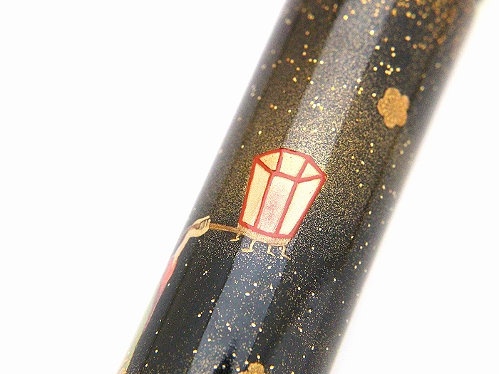 AGJ Maki-e Fountain Pen Night Ume09