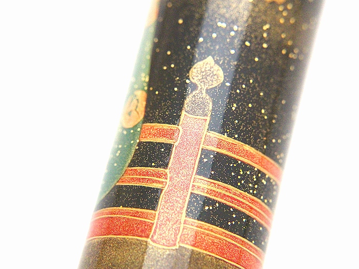 AGJ Maki-e Fountain Pen Night Ume10