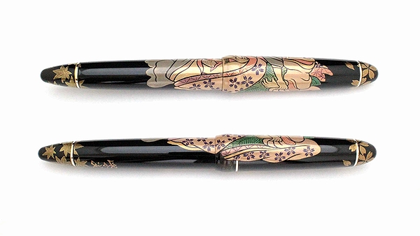 AGJ Maki-e Fountain Pen Ukiyo-e Shuga03