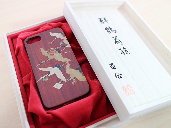 AGJ Maki-e iPhone Case Cranes10