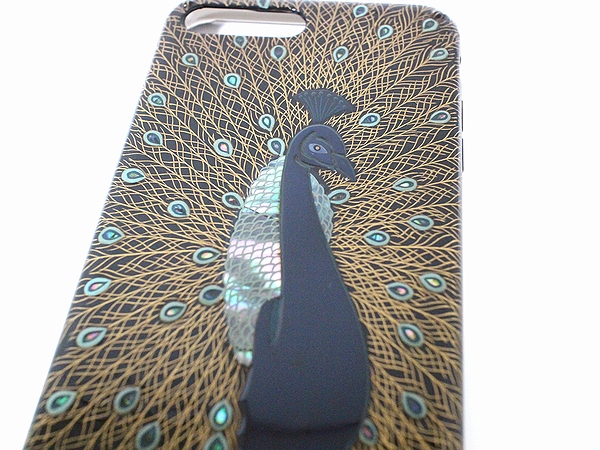 AGJ Maki-e iPhone Case Peacock03