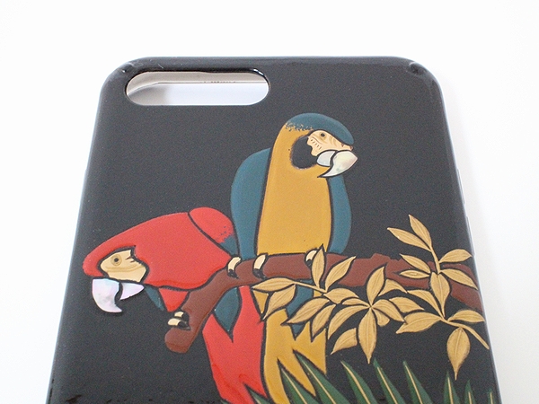 AGJ Maki-e iPhone Case Parrot03