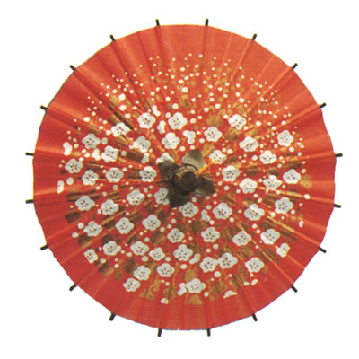 Photo1: Miniature Parasol "6 Japanese floral parasols/set" (1)